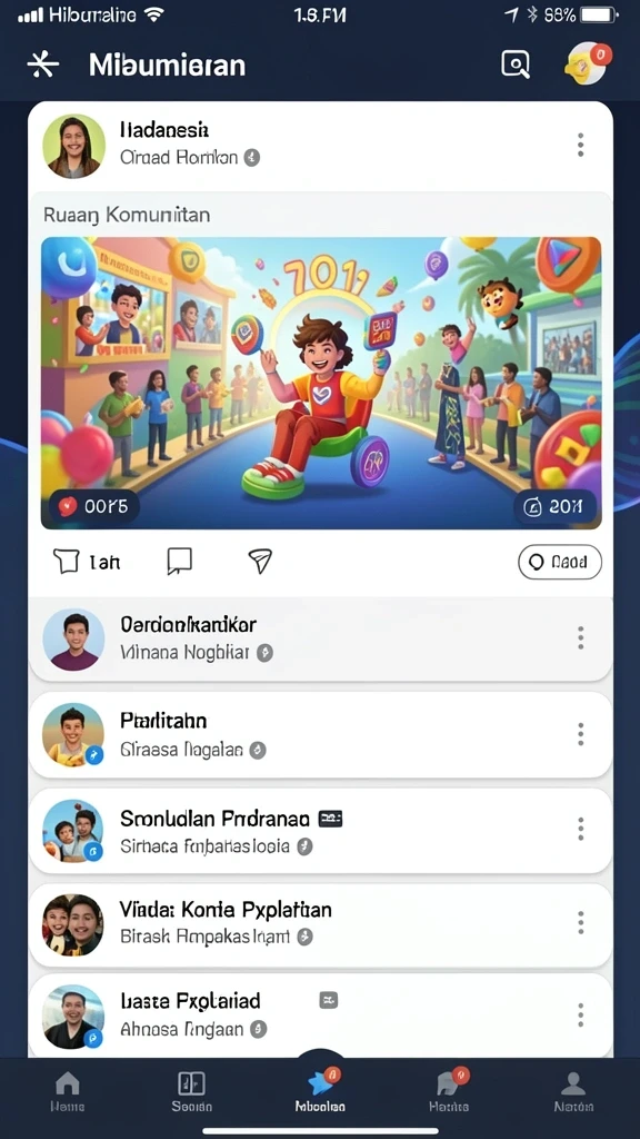 jptogel77 - Tampilan antarmuka yang menarik dan mudah dipahami.