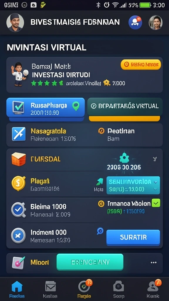 luckyfishing - Screenshot menunjukkan aksi memancing yang mendebarkan.