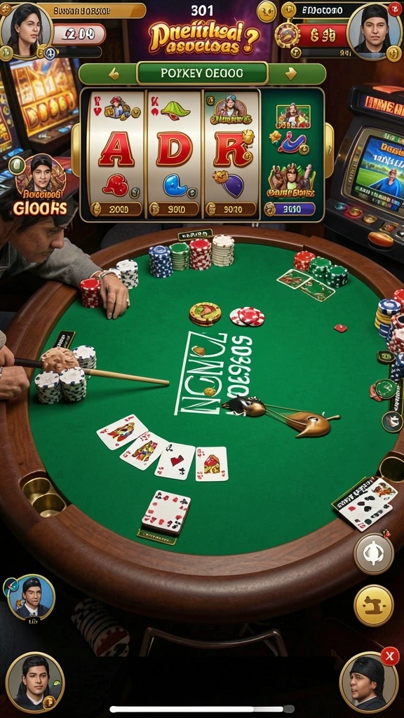 luckyfishing - Screenshot menyoroti mode multiplayer yang seru.
