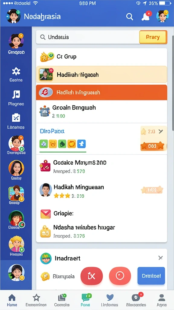 panen77 - Fitur sosial untuk berbagi pengalaman bermain.
