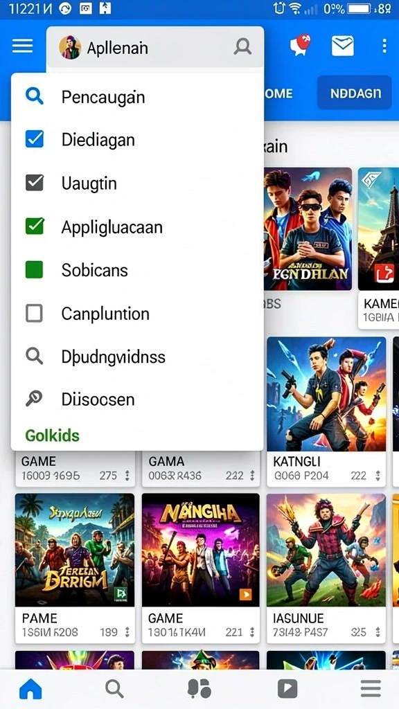 rsngame - Tangkapan layar menampilkan konsep karakter baru yang menarik.