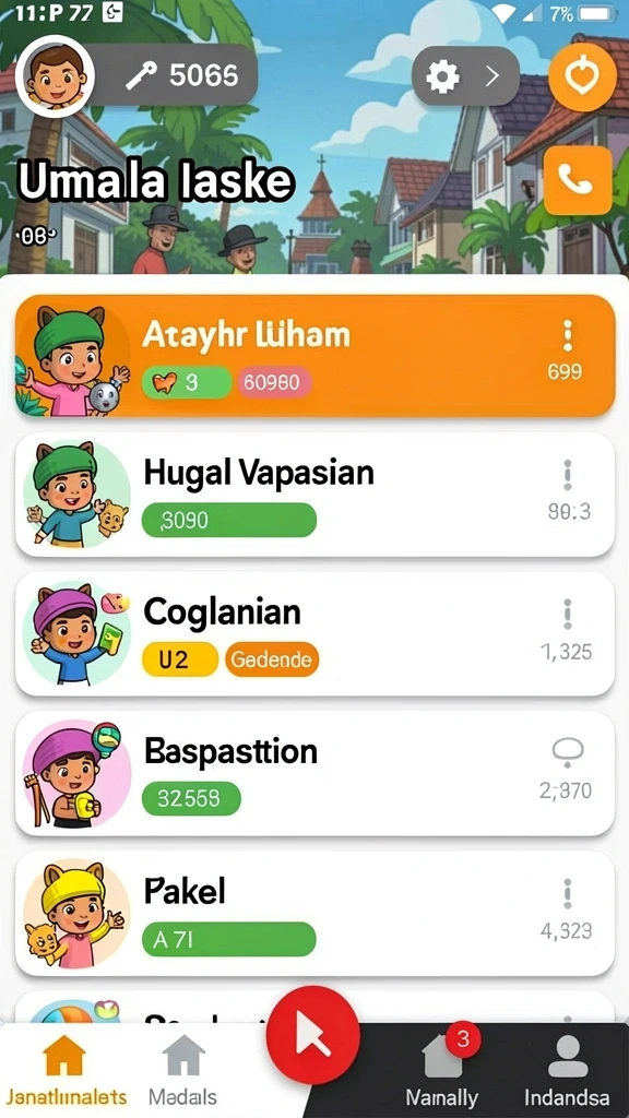 spinharta - Tampilan antarmuka yang menarik dan user-friendly.